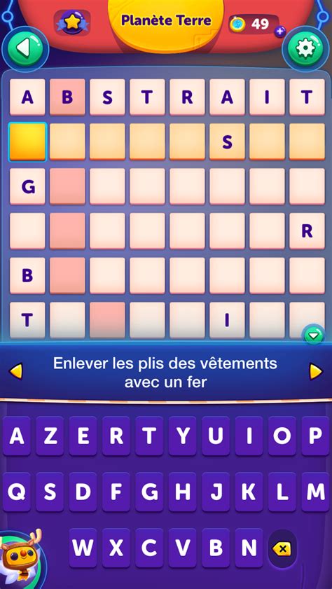 jeu de mots codycross.
